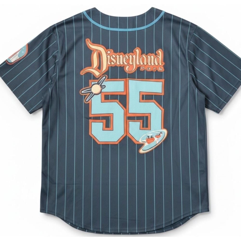EUC Disney Parks Disneyland Tomorrowland Space Mountain Retro Jersey Adult XL